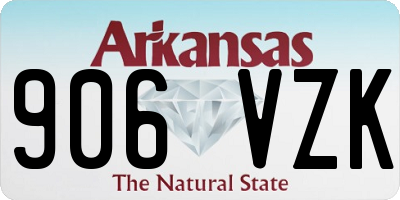 AR license plate 906VZK