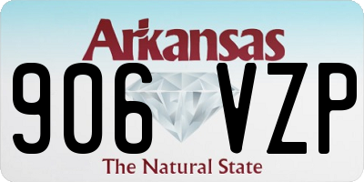AR license plate 906VZP