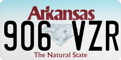 AR license plate 906VZR