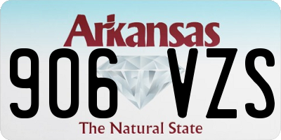 AR license plate 906VZS