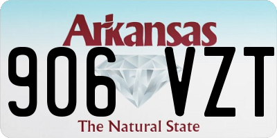 AR license plate 906VZT