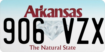 AR license plate 906VZX