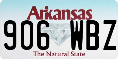 AR license plate 906WBZ