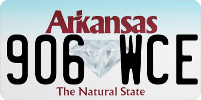 AR license plate 906WCE
