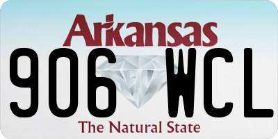 AR license plate 906WCL