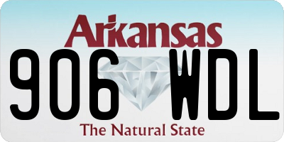 AR license plate 906WDL