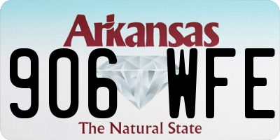 AR license plate 906WFE
