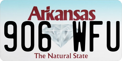 AR license plate 906WFU