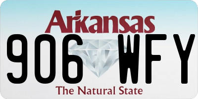 AR license plate 906WFY