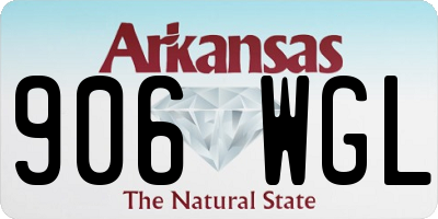 AR license plate 906WGL