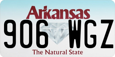 AR license plate 906WGZ