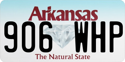 AR license plate 906WHP