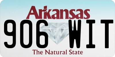 AR license plate 906WIT