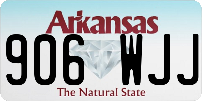 AR license plate 906WJJ