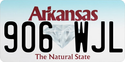 AR license plate 906WJL