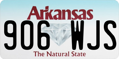 AR license plate 906WJS