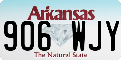 AR license plate 906WJY