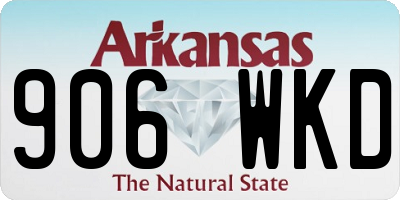 AR license plate 906WKD