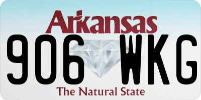 AR license plate 906WKG