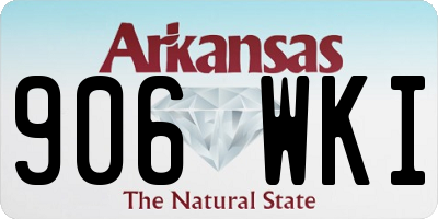 AR license plate 906WKI