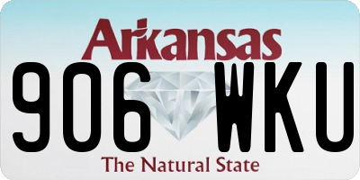 AR license plate 906WKU