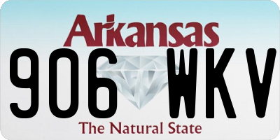 AR license plate 906WKV