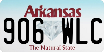AR license plate 906WLC