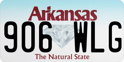 AR license plate 906WLG