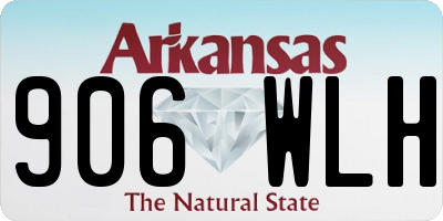 AR license plate 906WLH