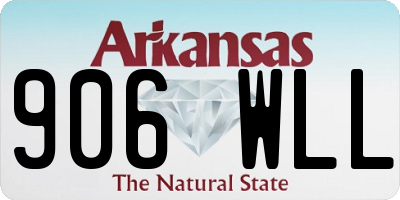 AR license plate 906WLL