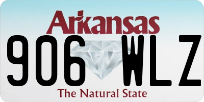 AR license plate 906WLZ
