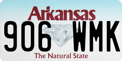 AR license plate 906WMK