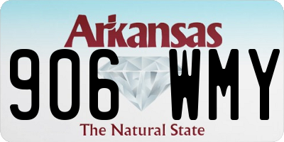 AR license plate 906WMY