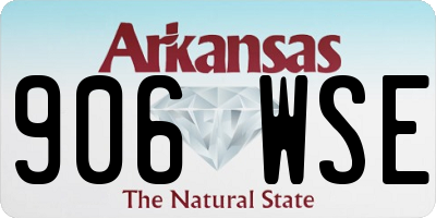 AR license plate 906WSE