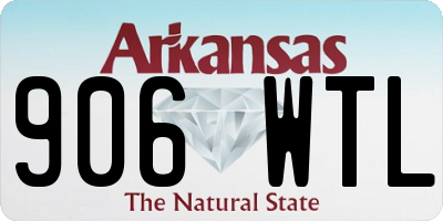 AR license plate 906WTL
