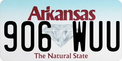 AR license plate 906WUU