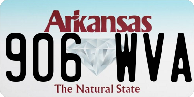 AR license plate 906WVA