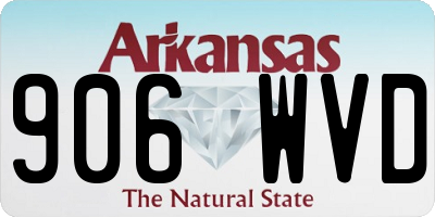 AR license plate 906WVD