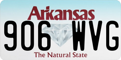 AR license plate 906WVG