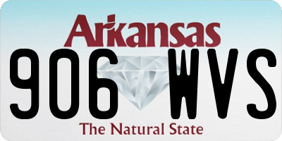 AR license plate 906WVS