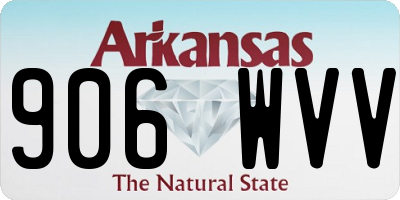 AR license plate 906WVV