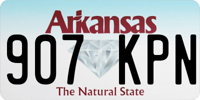 AR license plate 907KPN