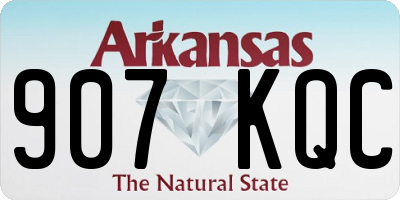AR license plate 907KQC