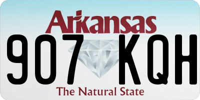 AR license plate 907KQH