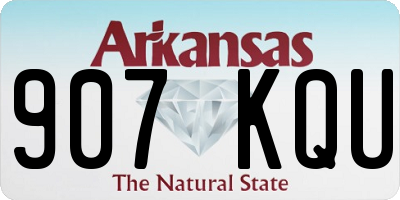 AR license plate 907KQU