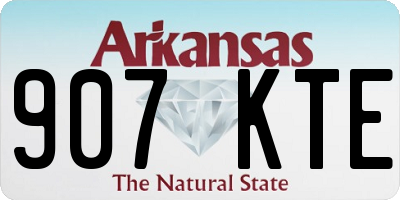 AR license plate 907KTE