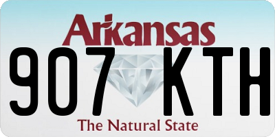 AR license plate 907KTH