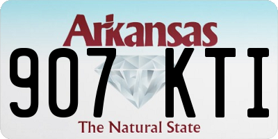 AR license plate 907KTI