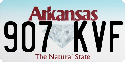 AR license plate 907KVF