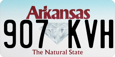 AR license plate 907KVH
